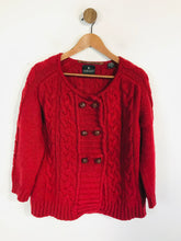 Load image into Gallery viewer, Maison Scotch Women's Wool Crochet Cardigan | 3 | Red
