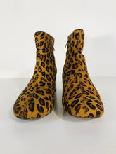 Load image into Gallery viewer, Clarks Women's Leopard Print Ankle Boots | UK4 | Multicoloured