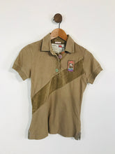 Load image into Gallery viewer, Joules Women's Cotton Striped Polo Shirt | UK10 | Brown