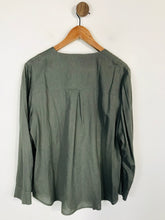 Load image into Gallery viewer, Mint Velvet Women's Long Sleeve Zip Blouse | UK18 | Grey