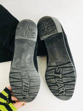 Load image into Gallery viewer, Stuart Weitzman for Russell & Bromley Women's Suede Knee Boots | UK8.5 | Black