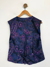 Load image into Gallery viewer, Jacques Vert Women's Wool Vintage Waistcoat Jacket | UK14 | Purple