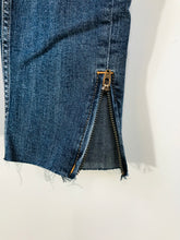 Load image into Gallery viewer, Zara Women's Frayed Hem Slim Jeans | EU42 UK14 | Blue