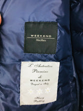 Load image into Gallery viewer, Weekend Max Mara Quilted Goose Down Puffer Coat | UK12 | Navy Blue