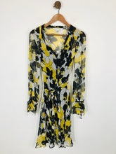 Load image into Gallery viewer, Diane von Furstenberg Women's Silk Sheer A-Line Dress | UK6 | Multicolour