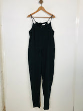 Load image into Gallery viewer, White Company Women's Silk Jumpsuit | UK16 | Black