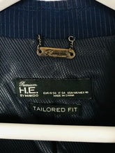Load image into Gallery viewer, H.E by Mango Wool Stripe Suit Jacket Blazer | UK40 L | Blue