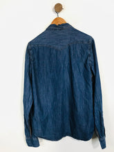 Load image into Gallery viewer, Diesel Women's Cotton Button-Up Shirt | L UK14 | Blue