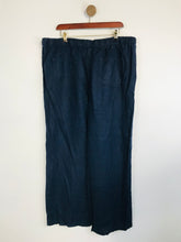 Load image into Gallery viewer, M&S Women's Wide Leg Casual Trousers | UK20 | Blue