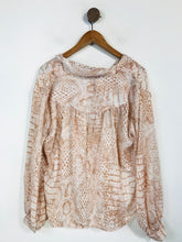 Load image into Gallery viewer, Topshop Women's Animal Print Button-Up Shirt | UK14 | Pink