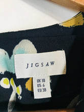 Load image into Gallery viewer, Jigsaw Women's Floral V Neck A-Line Dress | UK10 | Multicolour