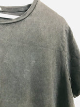 Load image into Gallery viewer, Zara Women’s Oversized Pearl Embellished Tshirt | UK14 | Grey
