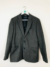 Load image into Gallery viewer, H.E. by Mango Wool Suit Jacket Blazer | UK40 L | Grey