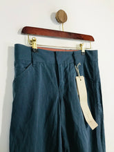 Load image into Gallery viewer, Max Azria Women's Cotton Crop Culottes Trousers NWT | US4 UK8 | Blue