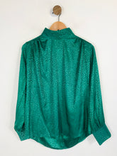 Load image into Gallery viewer, Closet London Women's Leopard Print High Neck Blouse NWT | UK12 | Green