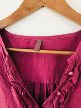 Load image into Gallery viewer, Wrap Women's Silk Shift Dress | UK14 | Purple