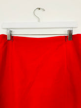 Load image into Gallery viewer, Armand Basi Women’s Wool Midi Pencil Skirt | 44 UK12 | Red