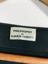 Load image into Gallery viewer, Philosophy Di Alberta Ferretti Women's Leopard Print Sequin Shift Dress | M UK10-12 | Black