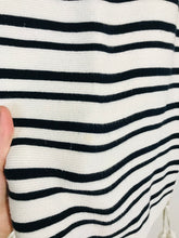 Load image into Gallery viewer, White Stuff Women's Wool Striped Jumper | UK10 | White