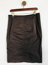 Load image into Gallery viewer, Lida Baday Women's Ruched Midi Skirt | US8 UK12 | Brown