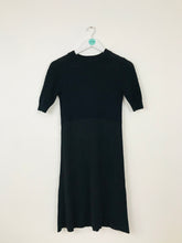 Load image into Gallery viewer, Cos Womens Knit Knee Length A-Line Dress | XS | Black