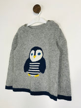 Load image into Gallery viewer, Boden Kid's Owl Jumper | 3-4 Years | Grey