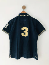 Load image into Gallery viewer, Joules Women’s Short Sleeve Polo Shirt | UK14 L | Blue