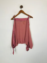 Load image into Gallery viewer, Jessica by Christopher L Women's Floral Sheer Blouse | US6 UK10 | Pink