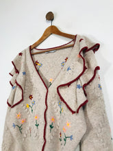 Load image into Gallery viewer, Zara Women's Floral Ruffle Cardigan | L UK14 | Multicoloured