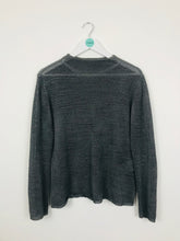 Load image into Gallery viewer, Karen Millen Womens Mesh Knit Jumper | Size 3 UK14 | Grey