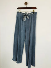 Load image into Gallery viewer, Eli & Irene Women's Pleated flowy Culottes Trousers | UK14 | Blue