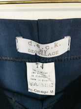 Load image into Gallery viewer, Decollage Women's Crop Smart Trousers | T4 UK14 | Blue