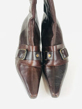 Load image into Gallery viewer, River Island Women's Leather Heeled Boots | UK4 | Brown