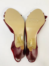 Load image into Gallery viewer, Jones Women's Sling back Heels | EU39 UK6 | Red