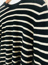 Load image into Gallery viewer, Autograph Women's Cashmere Striped Jumper | UK8 | Black