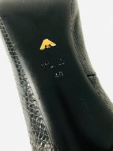 Load image into Gallery viewer, Emporio Armani Women’s Leather Tassel Court Heels | 40 UK7 | Black