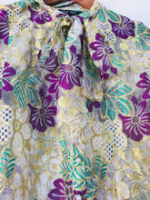 Load image into Gallery viewer, Sister Jane Women's Floral Lace Tie Blouse | M UK10 | Multicolour