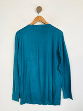 Load image into Gallery viewer, Jojo Maman Bébé Women's Cowl Neck Maternity Jumper | M UK10-12 | Blue