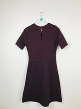 Load image into Gallery viewer, Reiss Womens A-Line Jersey Dress | UK12 | Burgundy