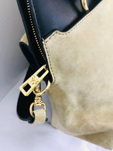 Load image into Gallery viewer, Diane von Furstenberg Leather Shoulder Bag NWT | Black and Beige