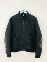 Load image into Gallery viewer, Burberry London Men’s Quilted Bomber Jacket | XL | Black