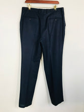 Load image into Gallery viewer, Hackett Men's Check Gingham Smart Trousers | 36R | Blue