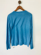 Load image into Gallery viewer, Mint Velvet Women’s Glitter Button Cuff Jumper NWT | XL UK16 | Blue