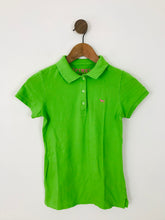 Load image into Gallery viewer, Victoria’s Secret PINK Women’s Distressed Polo Shirt Top | XS | Lime Green