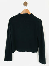 Load image into Gallery viewer, Zara Women's High Neck Ribbed Jumper | M UK10-12 | Black