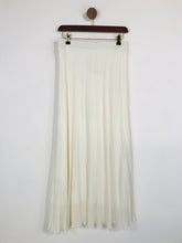 Load image into Gallery viewer, Zara Women's Ribbed Maxi Skirt | M UK10-12 | White