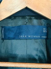 Load image into Gallery viewer, Zara Women's Wool Smart Blazer Jacket | S UK8 | Blue