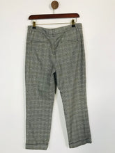 Load image into Gallery viewer, Zara Women's Check Chinos Trousers | EU38 UK10 | Grey