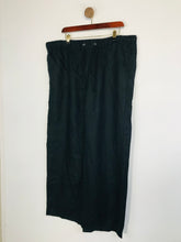 Load image into Gallery viewer, Marks and Spencer Women's Linen Wide Leg Casual Trousers | UK20 | Blue
