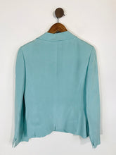 Load image into Gallery viewer, August Silk Women's Silk Vintage Blazer Jacket | UK12 | Blue